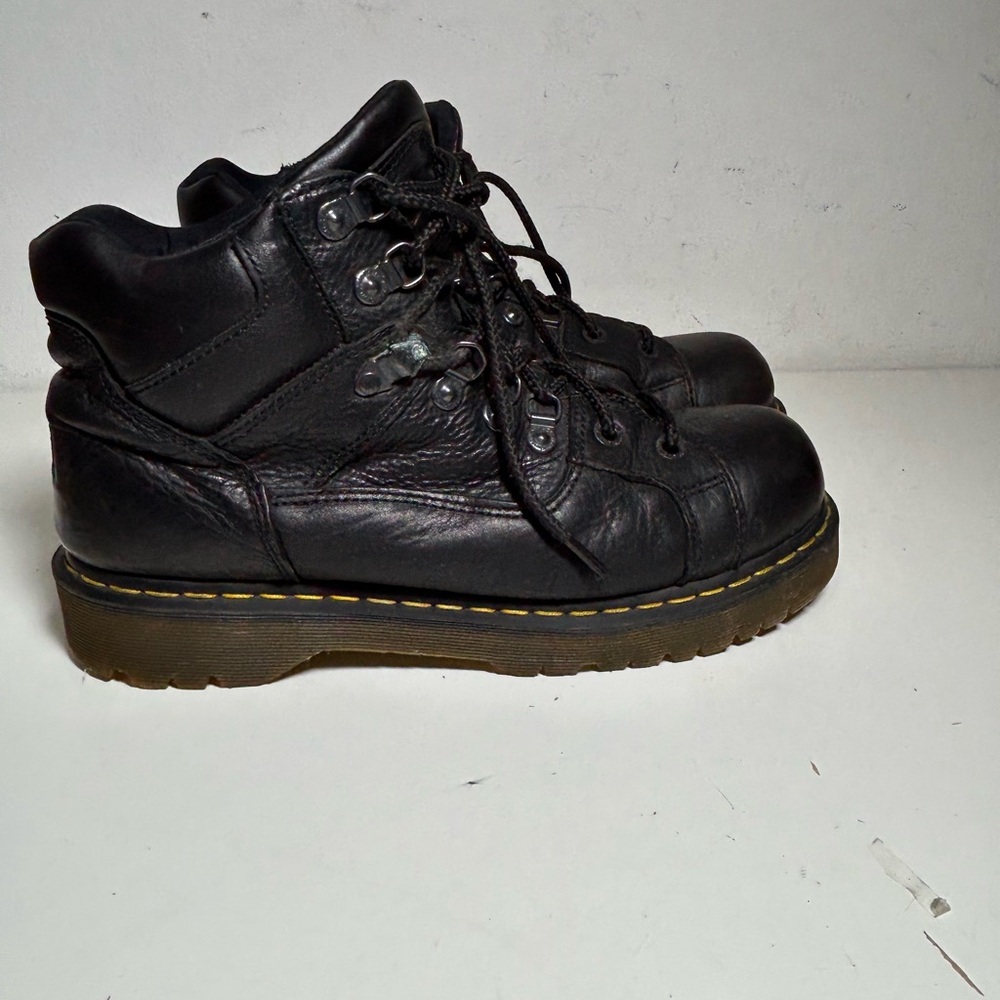 Dr. Martens Black Leather Men's Boots